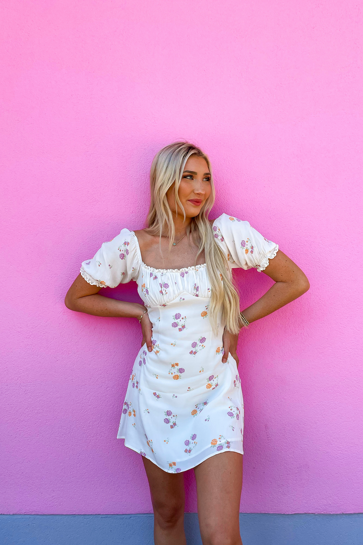 white christmas dresses Super Fun Daisy Mini Dress