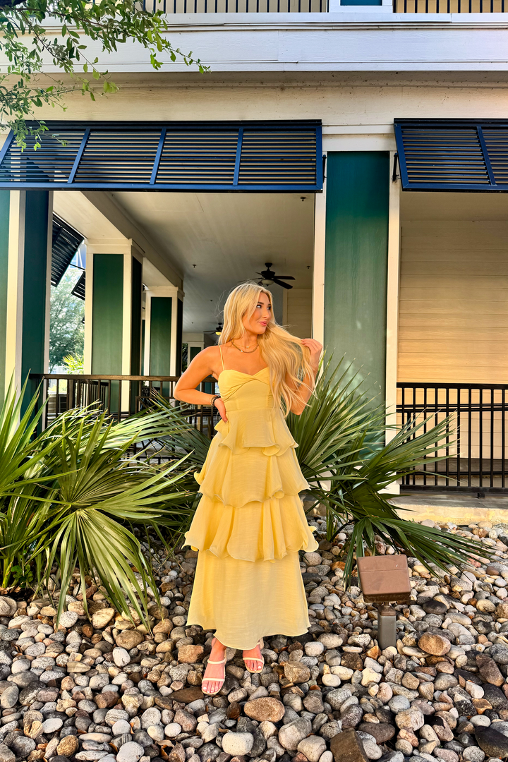 Golden Hour Glow Maxi Dress Bluebonnet Babes Golden Hour Glow Maxi Dress Bluebonnet Babes