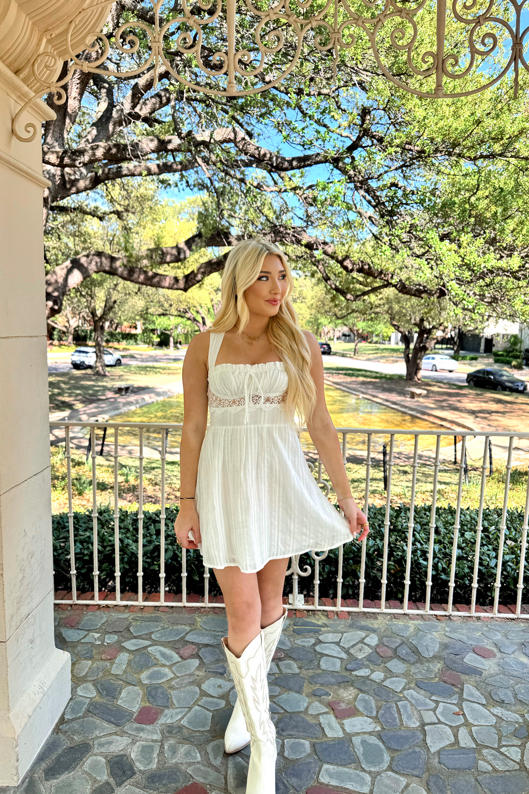 Luna Lace Mini Dress