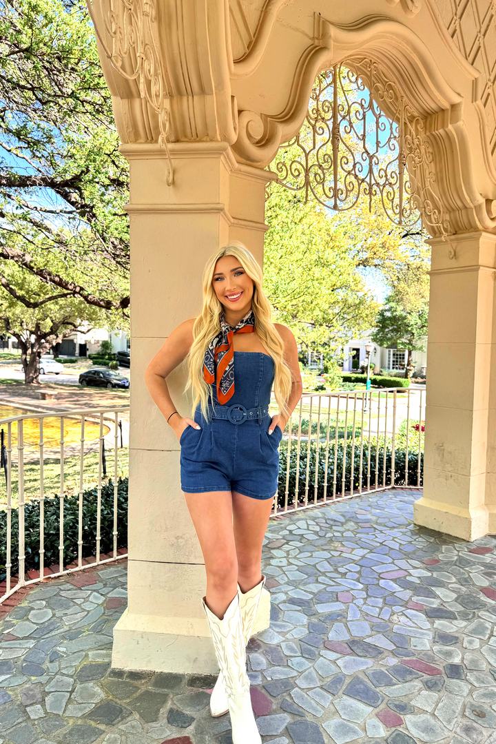 ロンパース・カバーオール Apolina Baby Enid Romper 18-24 Nashville Nights Romper – Bluebonnet Babes
