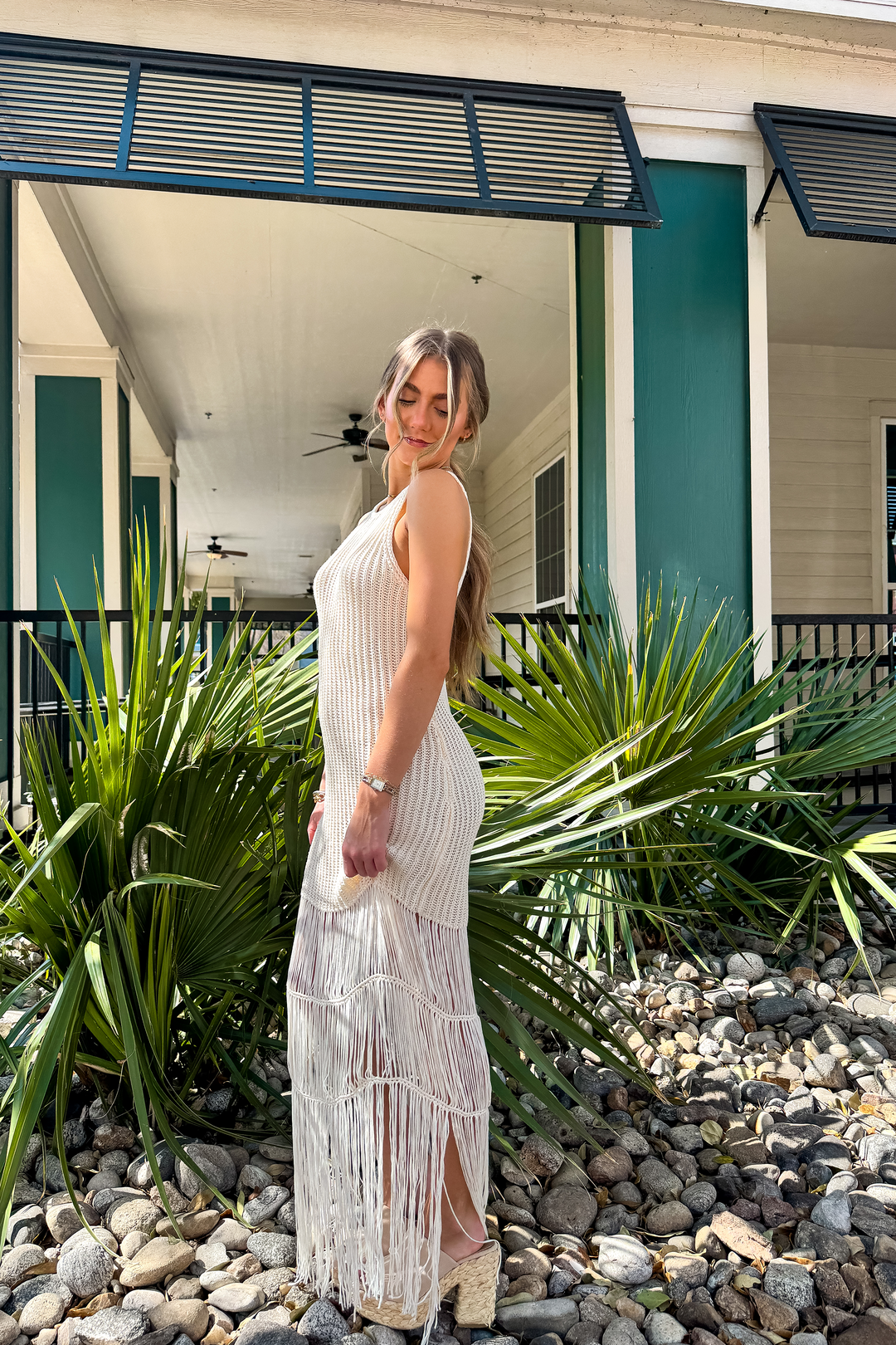 fringe maxi dress Salt & Our favorite Jasmine Maxi just got an upgrade MyBeachySide Angelica Fringed Maxi Dress