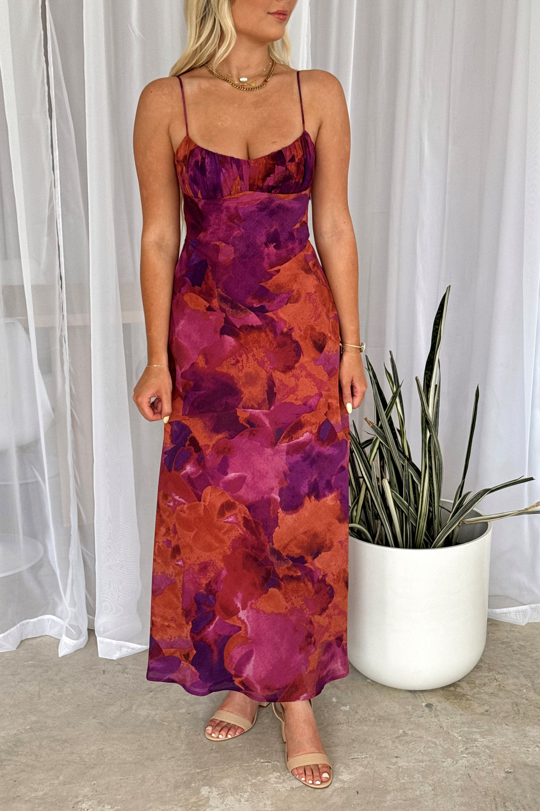 Sangria Sunset Maxi Dress