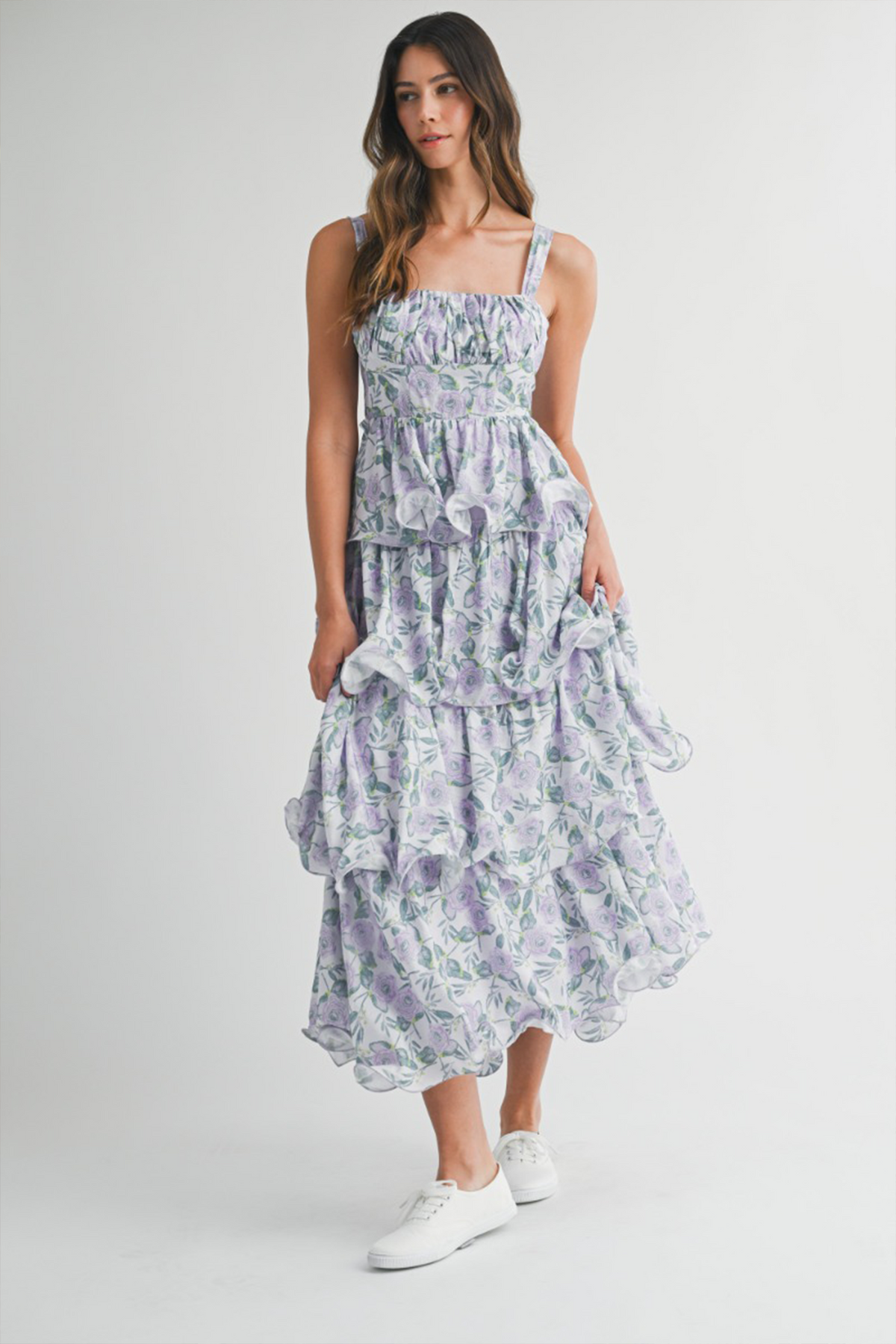 Villa Vie Maxi Dress in Lavender Bluebonnet Babes Villa Vie Maxi Dress in Lavender Bluebonnet Babes